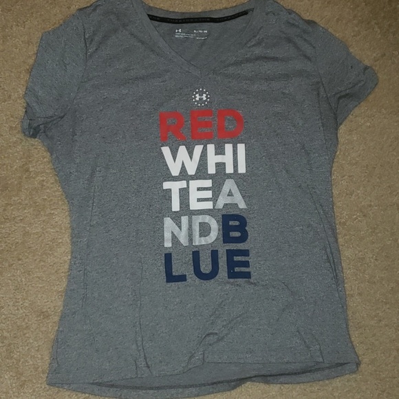 red white and blue womens shirt